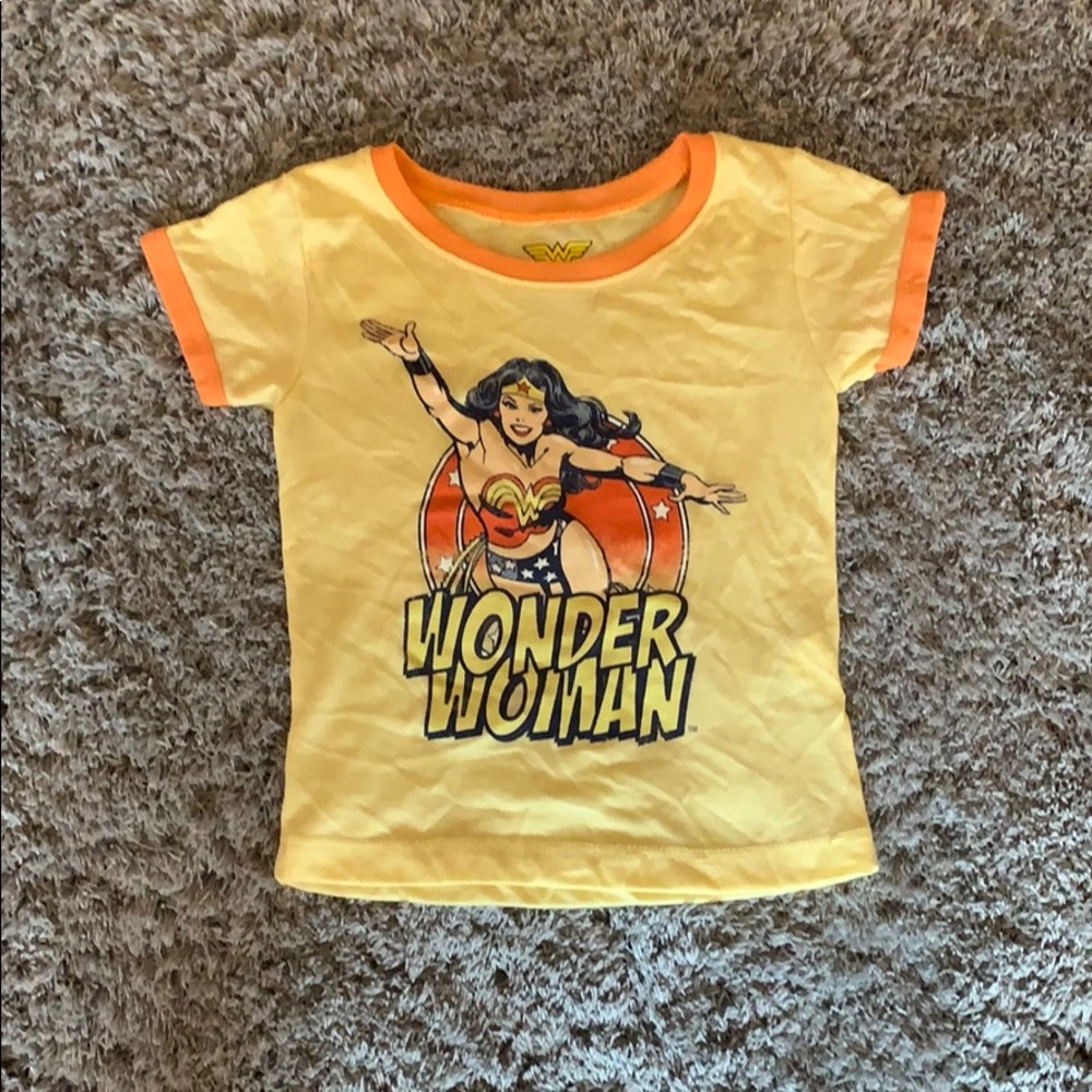 WonderWoman ringer tee, NWOT